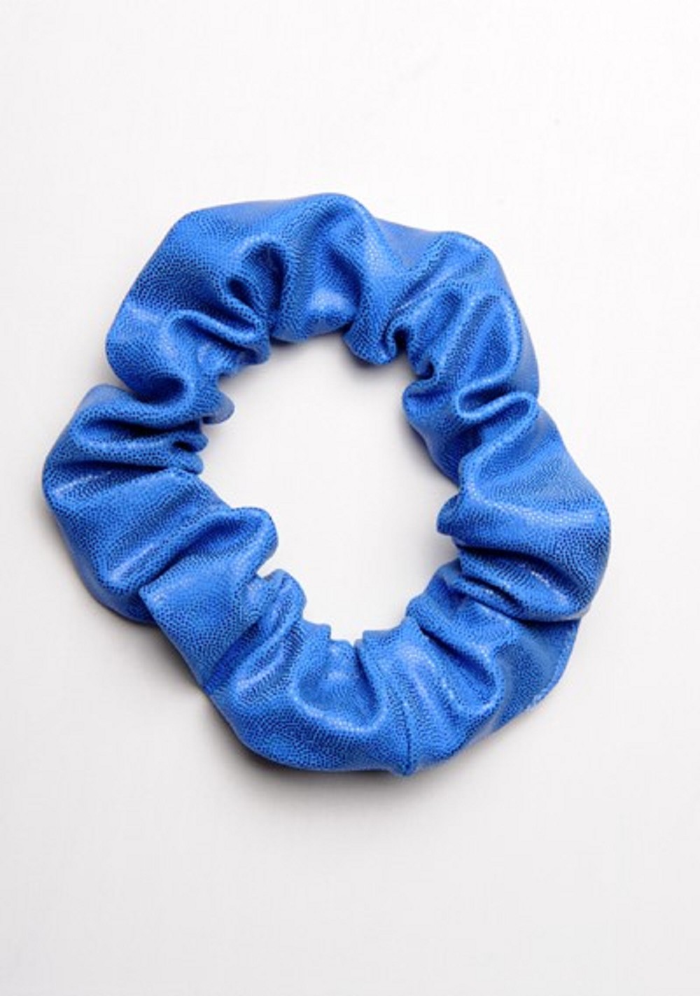 Élastique à cheveux wetlook bleu HO004