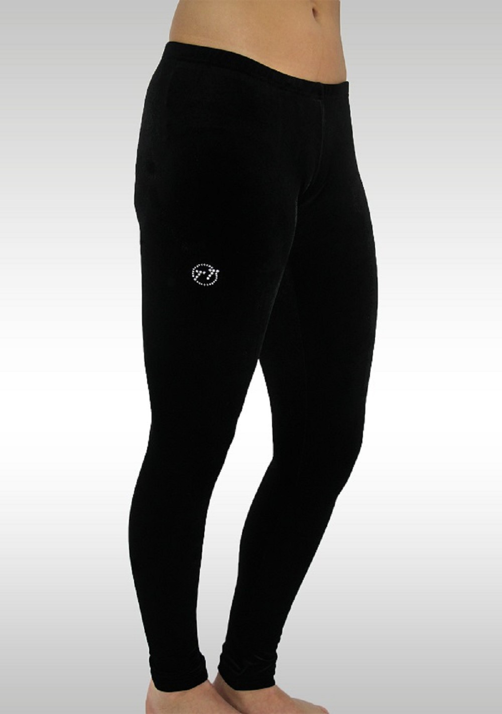 Collant Long en Velours noir K753zw