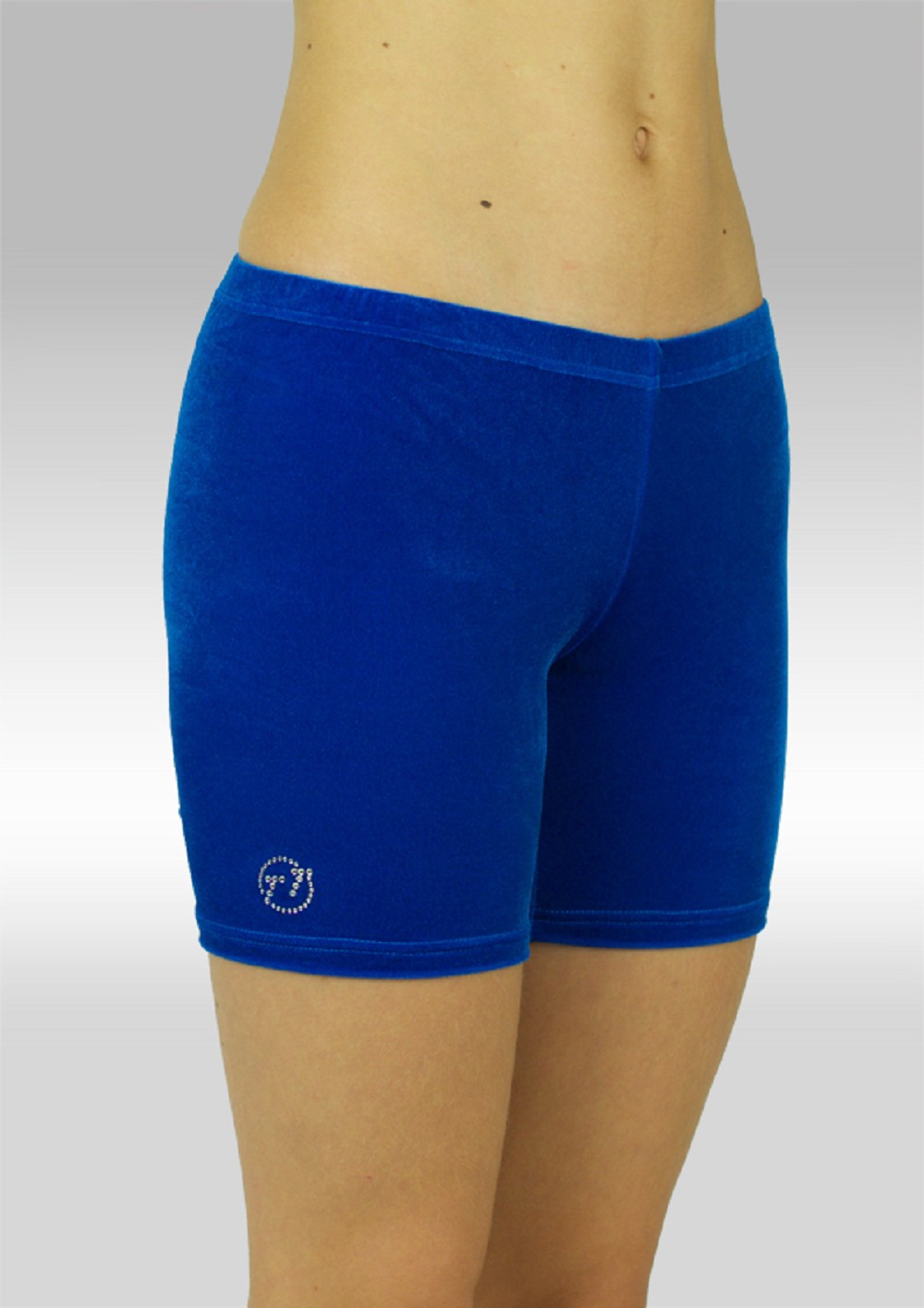 Collant court P756bl bleu