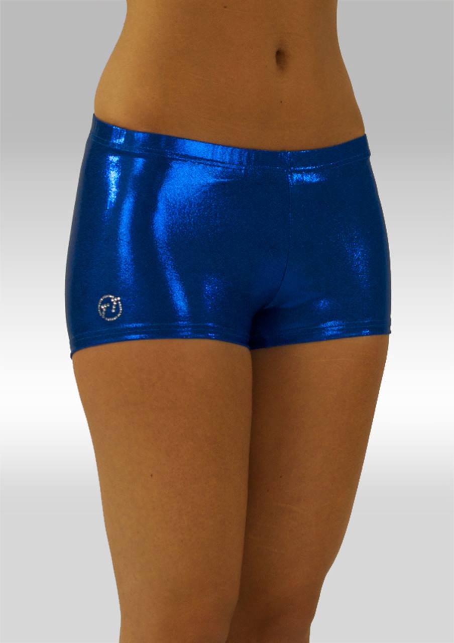 Collant court W758ko Wetlook Bleu Royal
