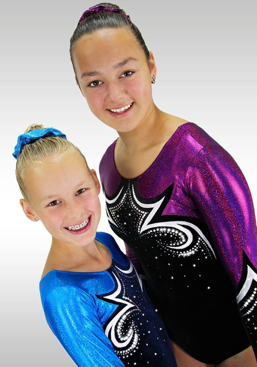 Justaucorps K769 black / aubergine