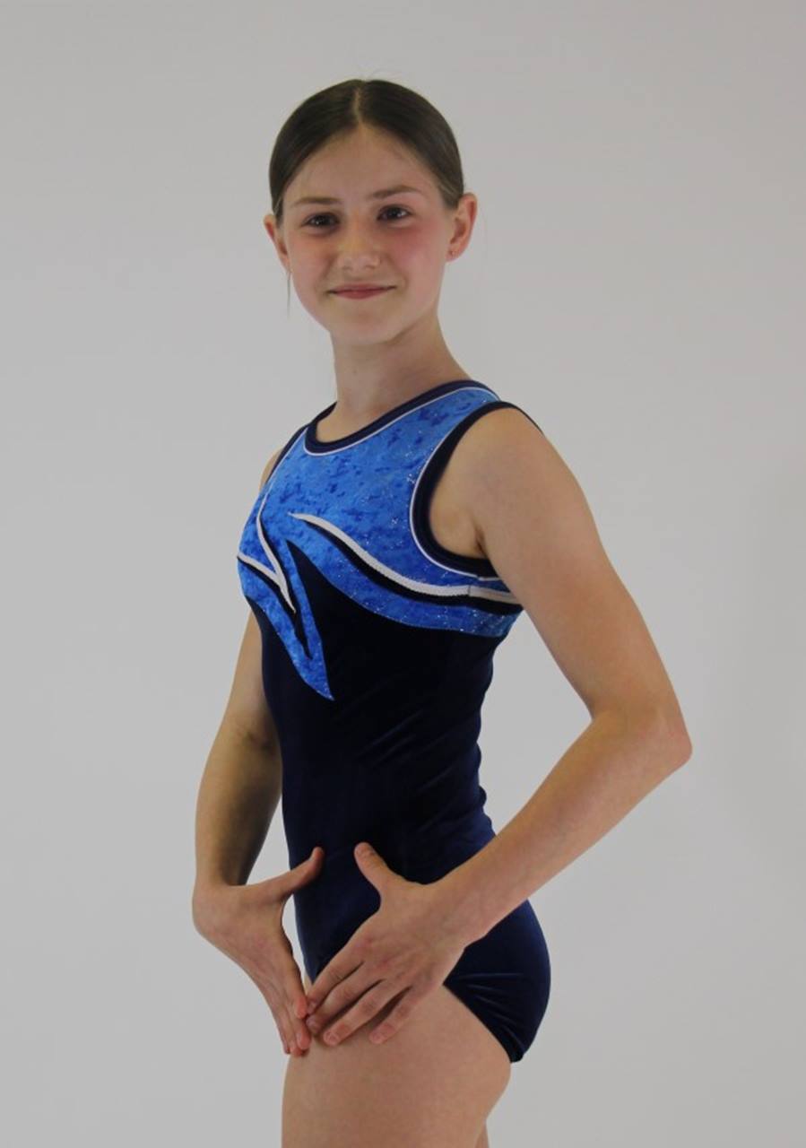 Turnpakje Vr-2947 marineblauw/ kobaltblauw