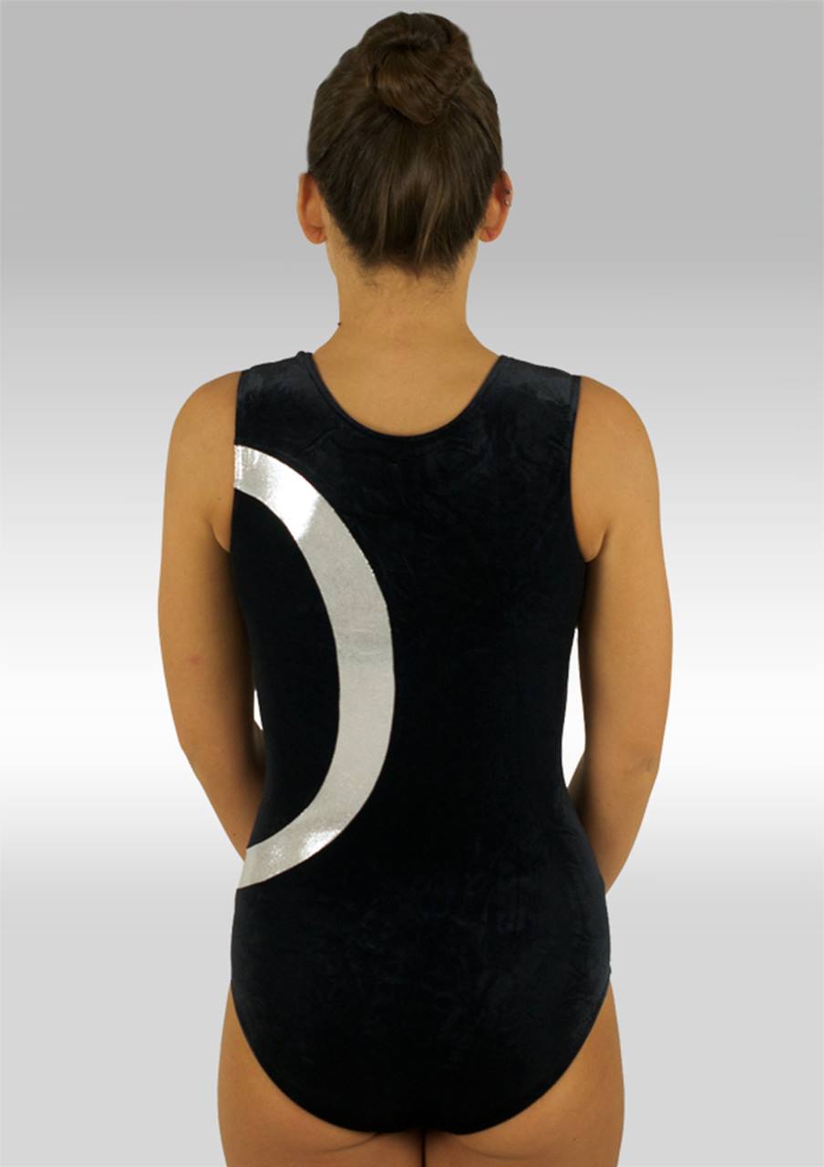 Justaucorps V500 black / turchese