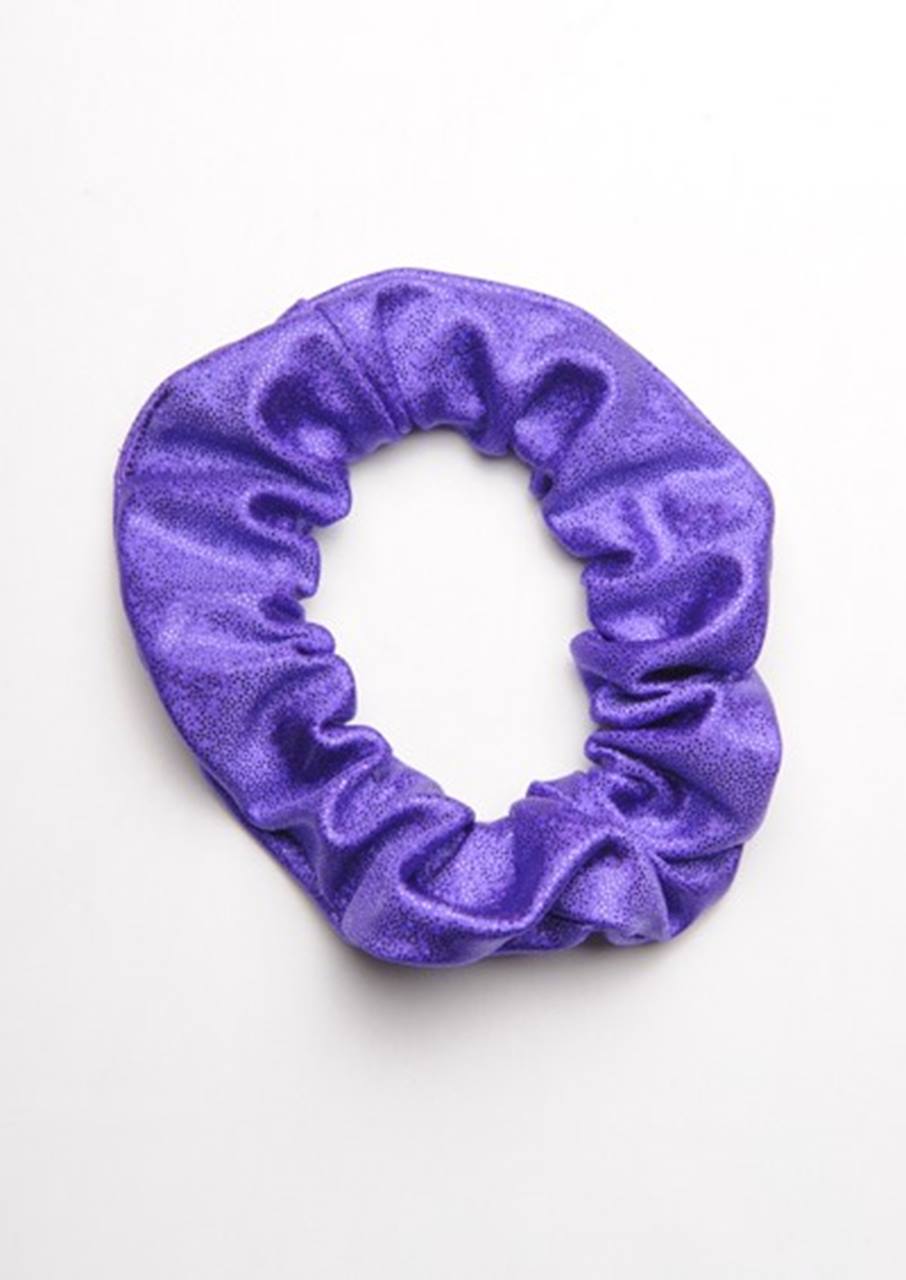 Élastique à cheveux effet mouillé violet HS464