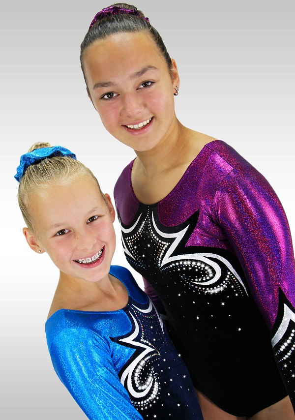 Justaucorps K770 bleu / turquoise